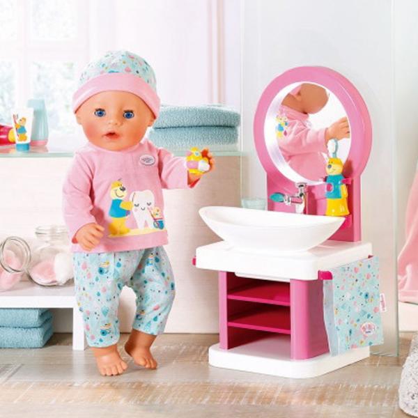 Mobilier pentru păpușă Zapf Baby Born Bath Toothcare Spa 831953  chiuvetă / 3+ photo 4