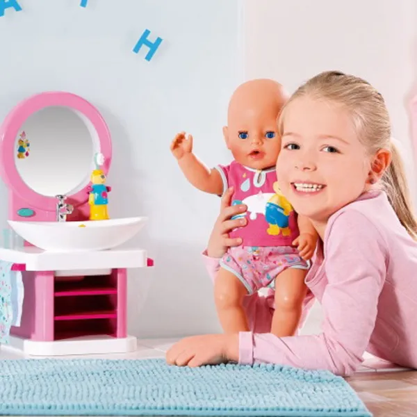 Mobilier pentru păpușă Zapf Baby Born Bath Toothcare Spa 831953  chiuvetă / 3+ photo 6