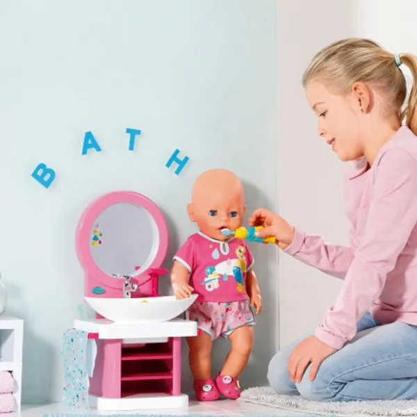 Mobilier pentru păpușă Zapf Baby Born Bath Toothcare Spa 831953  chiuvetă / 3+ photo 7