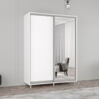 Dulap Mobildor-Lux Aron 170 x 60 x 210 / PAL / Alb photo 3