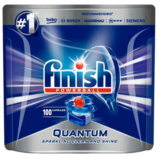 Средство FINISH Quantum Regular 702093299 капсулы / для очистки photo 1