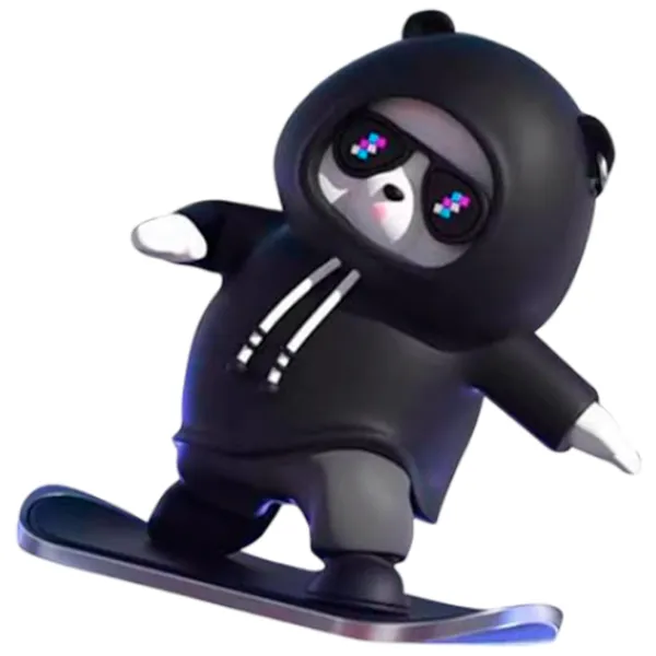 Jucării decorative Fancemot Sliding Skateboard Swing Bear / / pe grila de ventilare photo 1