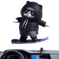 Jucării decorative Fancemot Sliding Skateboard Swing Bear / / pe grila de ventilare photo 2