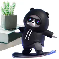 Jucării decorative Fancemot Sliding Skateboard Swing Bear / / pe grila de ventilare photo 3