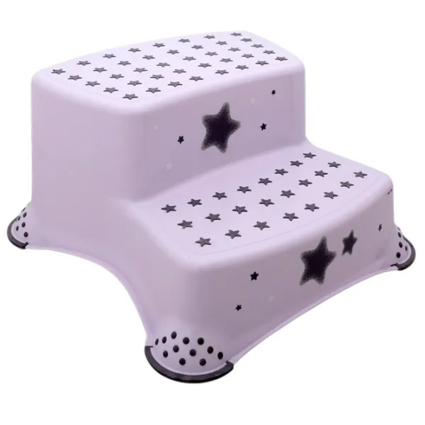 Лестница Lorelli STEP STOOL STARS Белый / Пластик photo 1