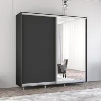 Dulap Mobildor-Lux Aron 230 x 60 x 230 / PAL / Antracit photo 3