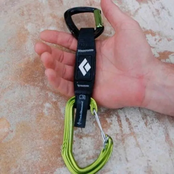 Оттяжка Black Diamond Livewire Quickdraw Черный-Зеленый photo 2