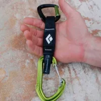 Оттяжка Black Diamond Livewire Quickdraw Черный-Зеленый photo 2