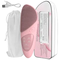 Aparat de curățare a feței Ultrasonic JMY05 Pink photo 3