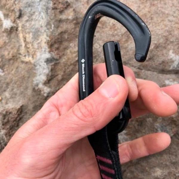 Оттяжка Black Diamond Hotforge Hybrid Quickdraw Черно-Розовый photo 2