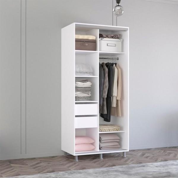 Шкаф Mobildor-Lux Aron 170 x 60см x 240 / ЛДСП / Antracit photo 2