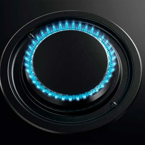 Plită încorporabilă pe gaz AEG HKB64453NB Sticlă călită / Black photo 6