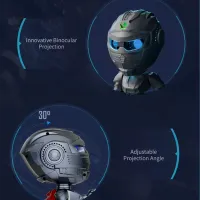 Проектор звезд Starry Sky Mecha Warrior 3+ / Red Серый photo 3