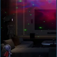 Проектор звезд Starry Sky Mecha Warrior 3+ / Red Серый photo 6