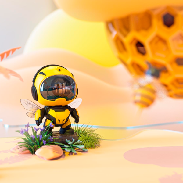 Проектор звезд Starry Sky Transformers Bee Colorful Star  3+ / Черный Желтый photo 2