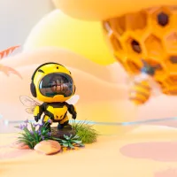 Проектор звезд Starry Sky Transformers Bee Colorful Star 3+ / Черный Желтый photo 2