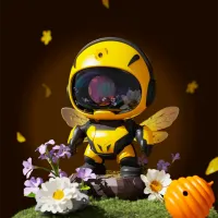 Проектор звезд Starry Sky Transformers Bee Colorful Star 3+ / Черный Желтый photo 5