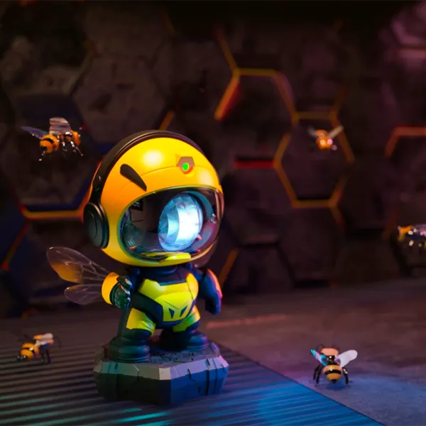 Проектор звезд Starry Sky Transformers Bee Colorful Star  3+ / Черный Желтый photo 7