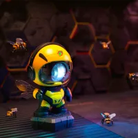 Проектор звезд Starry Sky Transformers Bee Colorful Star 3+ / Черный Желтый photo 7