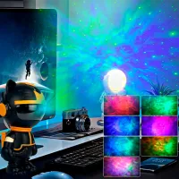 Proiector de stele Starry Sky Cat S100 3+ / Orange Black photo 7