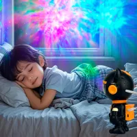 Proiector de stele Starry Sky Cat S100 3+ / Orange Black photo 8