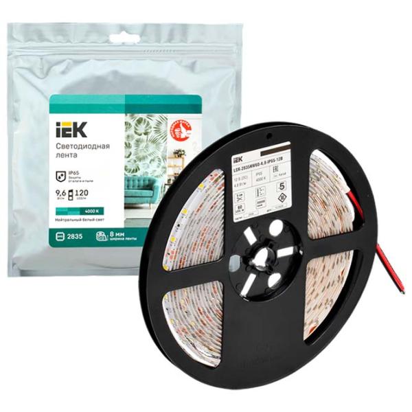 Светодиодная лента IEK LSR-2835NW60-4,8-IP65-12В 5 м / Белый photo 4 Светодиодная лента IEK LSR-2835NW60-4,8-IP65-12В 5 м / Белый photo 4
