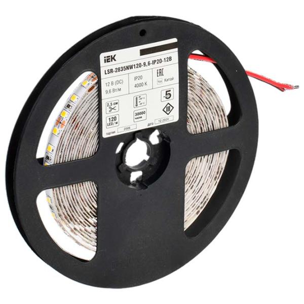 Bandă Led IEK LSR-2835NW120-9,6-IP20-12В 5 m / White photo 3 Bandă Led IEK LSR-2835NW120-9,6-IP20-12В 5 m / White photo 3