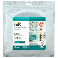 Светодиодная лента IEK LSR-2835NW120-9,6-IP65-12В 5 м / Белый