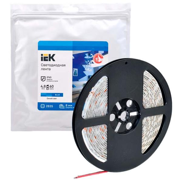 Светодиодная лента IEK LSR-2835B60-4,8-IP65-12В 5 м / Синий photo 5 Светодиодная лента IEK LSR-2835B60-4,8-IP65-12В 5 м / Синий photo 5