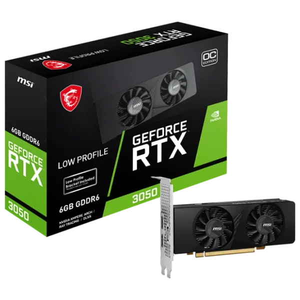 Видеокарта MSI GeForce RTX 3050 LP OC PCI Express x16 4.0 / 6 ГБ photo 2