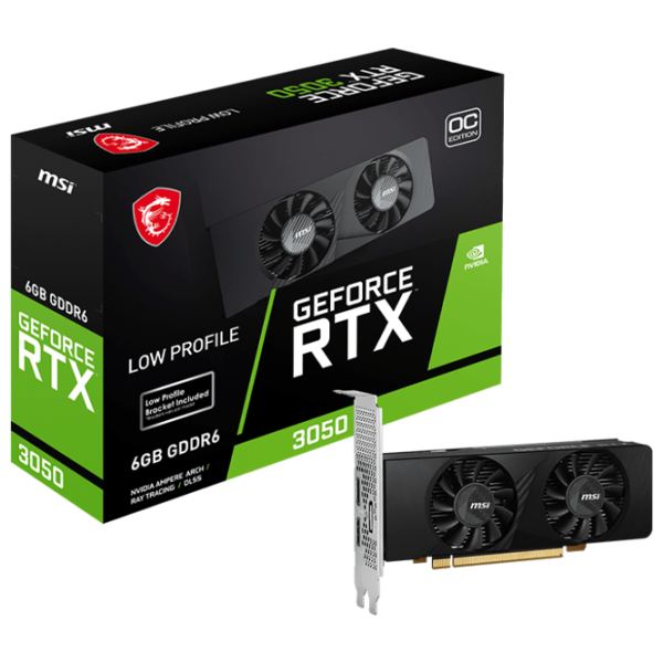 Видеокарта MSI GeForce RTX 3050 LP OC PCI Express x16 4.0 / 6 ГБ photo 2