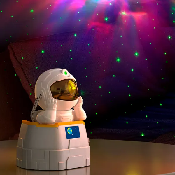 Проектор звезд Starry Sky Astronaut Outbound  3+ / Черный Белый photo 8