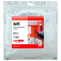 Светодиодная лента IEK LSR-2835R60-4,8-IP20-12В 5 м / Красный