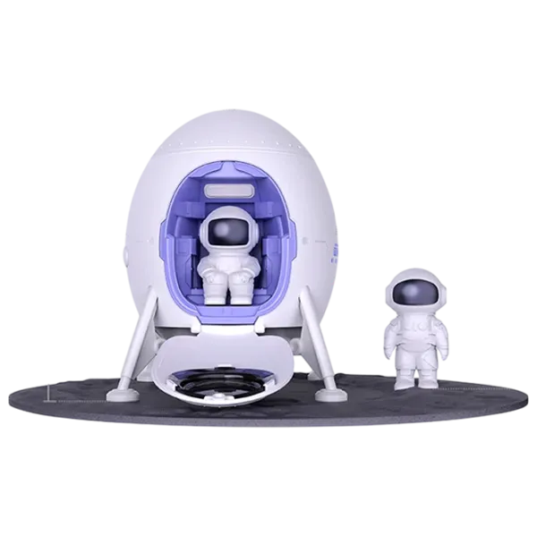 Проектор звезд Starry Sky Astronaut Lander  3+ / Черный Белый photo 1