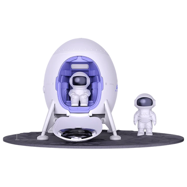 Проектор звезд Starry Sky Astronaut Lander  3+ / Черный Белый photo 1