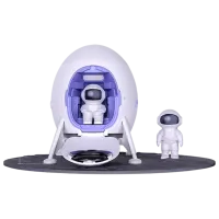 Проектор звезд Starry Sky Astronaut Lander  3+ / Черный Белый