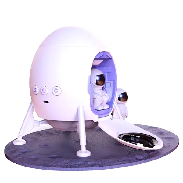 Проектор звезд Starry Sky Astronaut Lander  3+ / Черный Белый photo 3
