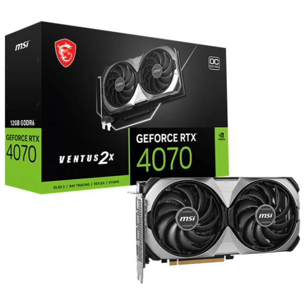 Видеокарта MSI GeForce RTX 4070 VENTUS 2X E1 OC PCI Express 4.0 / 12 ГБ photo 5
