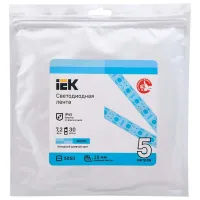 Светодиодная лента IEK LSR-5050W30-7,2-IP65-12В 5 м / Белый