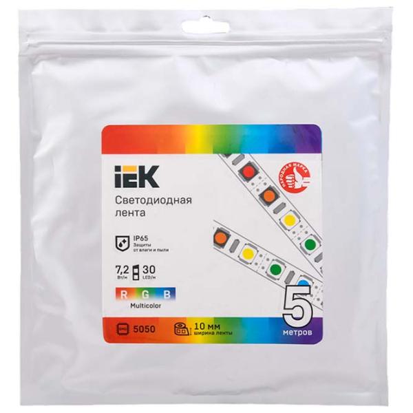 Bandă Led IEK LSR-5050RGB30-7,2-IP65-12В 5 m / RGB photo 1 Bandă Led IEK LSR-5050RGB30-7,2-IP65-12В 5 m / RGB photo 1