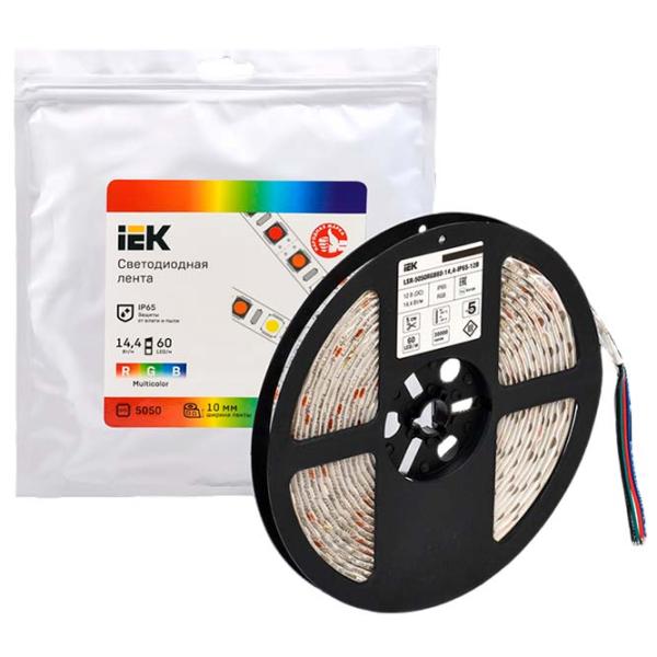 Bandă Led IEK LSR-5050RGB60-14,4-IP65-12В 5 m / RGB photo 5 Bandă Led IEK LSR-5050RGB60-14,4-IP65-12В 5 m / RGB photo 5