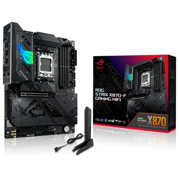 Материнская плата Asus ROG STRIX X870-F GAMING WIFI mATX / AMD X870-F photo 6