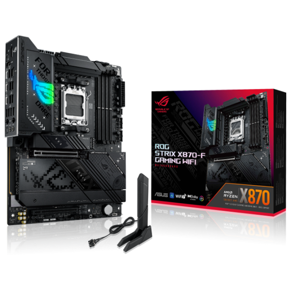 Материнская плата Asus ROG STRIX X870-F GAMING WIFI mATX / AMD X870-F photo 6