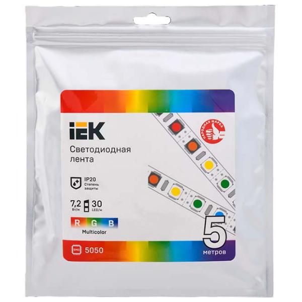 Bandă Led IEK LSR-5050RGB30-7,2-IP20-12V 5 m / RGB photo 1 Bandă Led IEK LSR-5050RGB30-7,2-IP20-12V 5 m / RGB photo 1