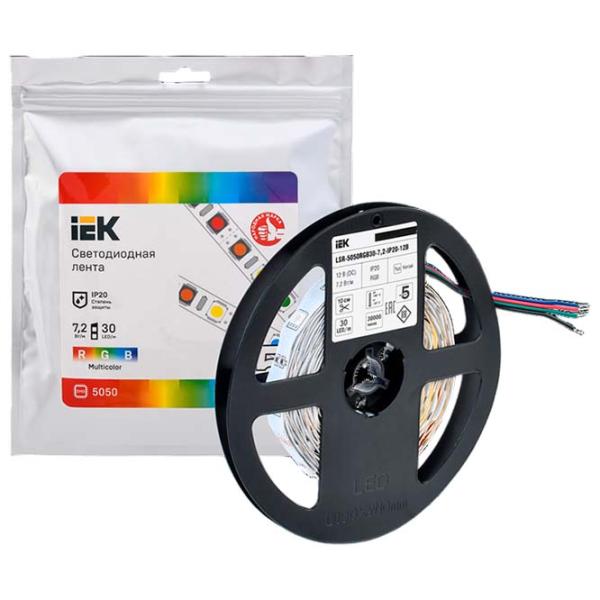 Bandă Led IEK LSR-5050RGB30-7,2-IP20-12V 5 m / RGB photo 4 Bandă Led IEK LSR-5050RGB30-7,2-IP20-12V 5 m / RGB photo 4