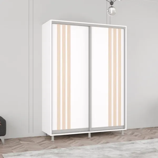 Шкаф Mobildor-Lux Aron 170 x 60см x 200 / ЛДСП / Белый photo 3