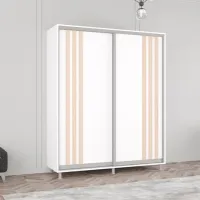 Dulap Mobildor-Lux Aron 180 x 60 x 220 / PAL / Alb photo 3