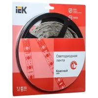 Светодиодная лента IEK LSR-5050R30-7,2-IP65-12V 5 м / Красный