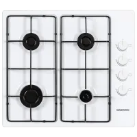 Газовая варочная панель Daewoo BH6GKR40WNL Метал / Белый