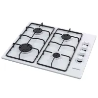 Plită încorporabilă pe gaz Daewoo BH6GKR40WNL Metal / White photo 3